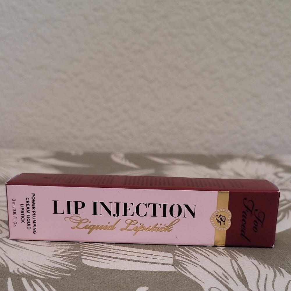 Too Faced Lip Injection Liquid Lipstick In Boom Boom Pow